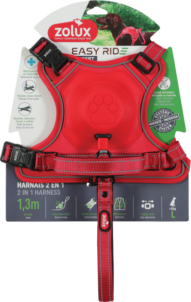 Easyride Harness Red, Large